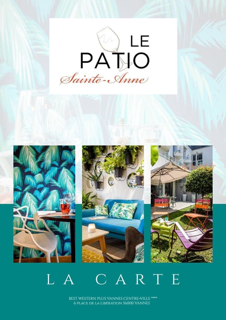 Le Patio Sainte-Anne — carte page 1