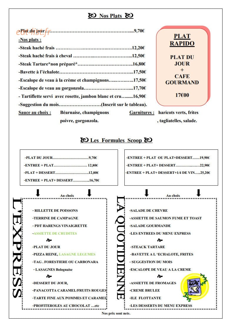 Le Scoop — carte page 3