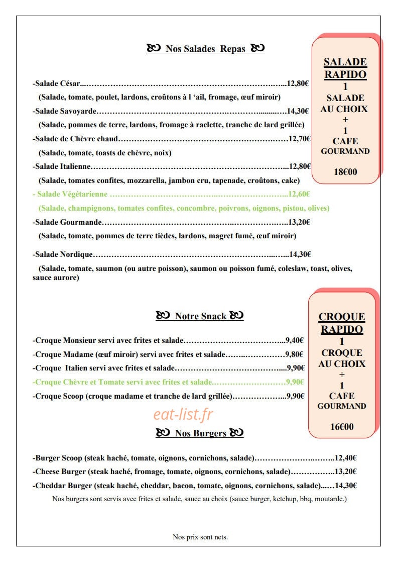 Le Scoop — carte page 2