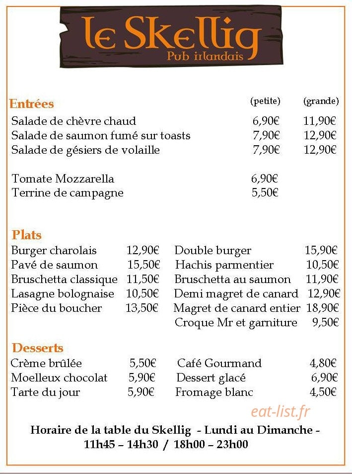 Le skellig — carte page 7