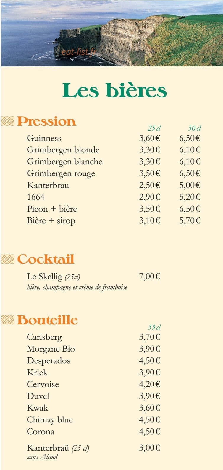 Le skellig — carte page 2