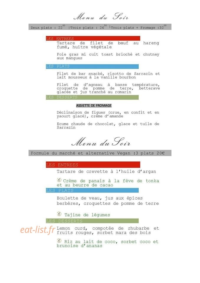 Lecocq & Folks — carte page 3