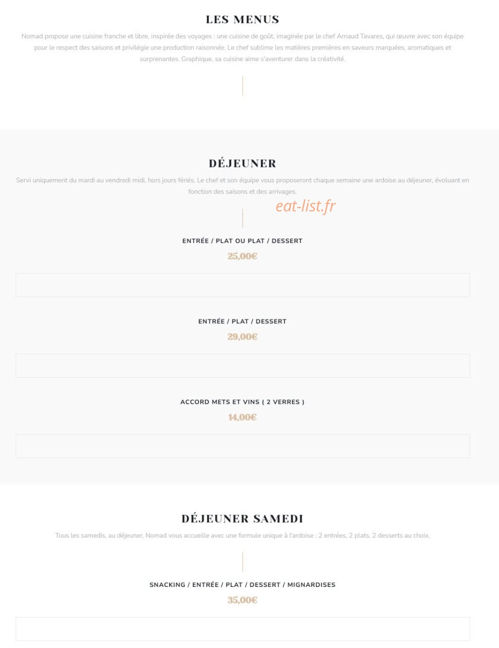 Nomad — carte page 1