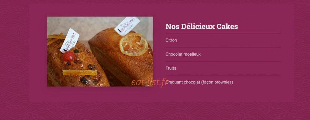 Saveurs du port — carte page 4