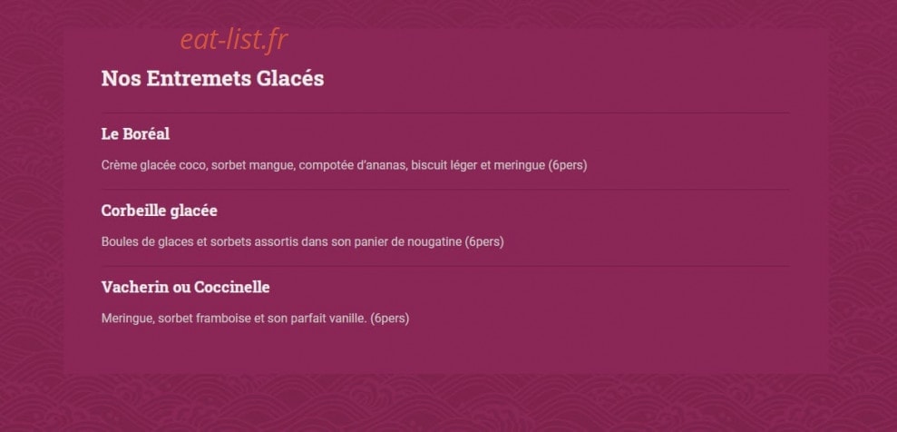 Saveurs du port — carte page 7