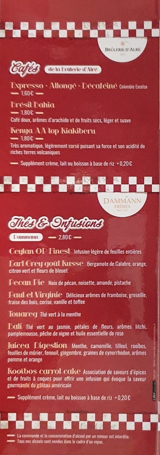 Virgin Breizh Diner — carte page 3