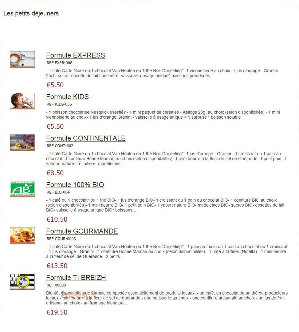 Wake Cup — carte page 1