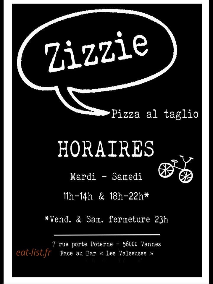 Zizzie pizza al taglio — carte page 1