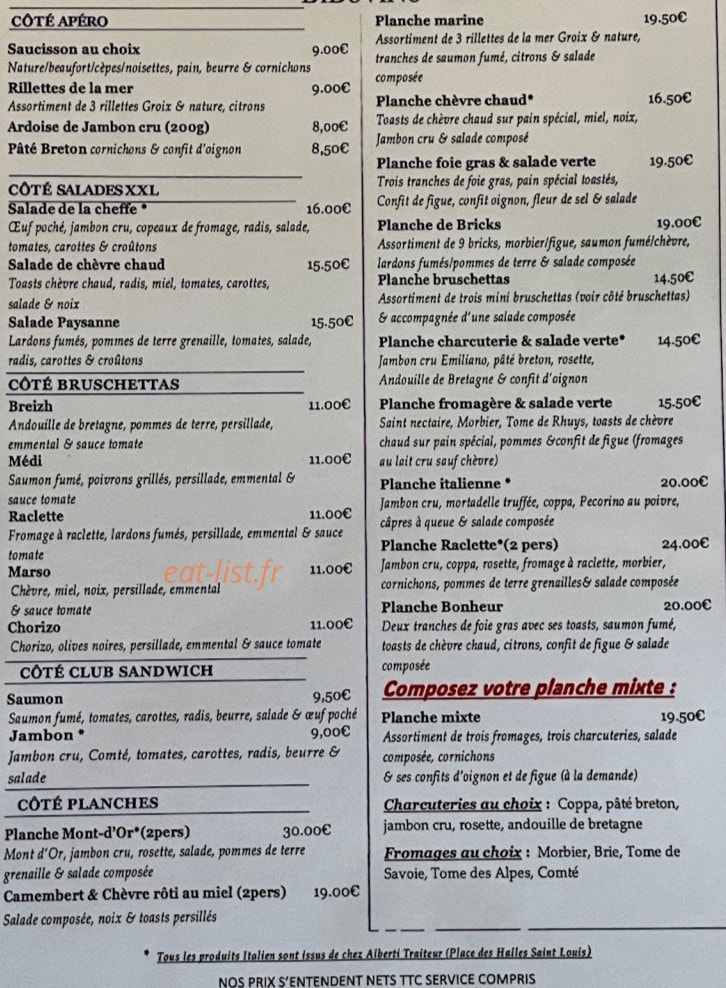 Bibovino — carte page 1