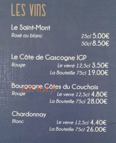 Crêperie du Port — carte page 5
