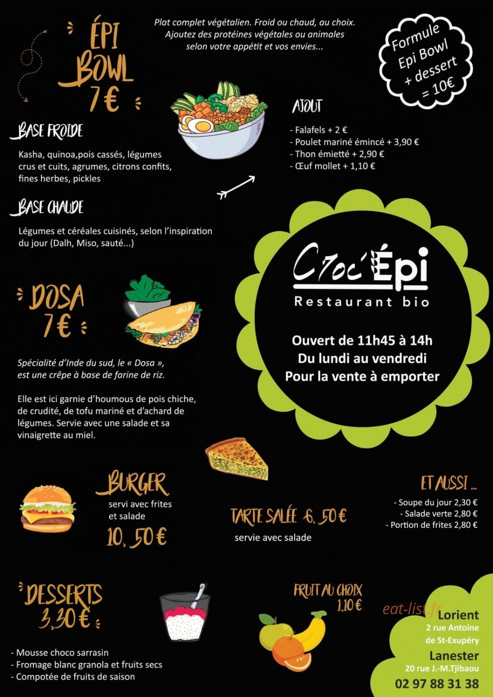 Croc’Épi — carte page 1