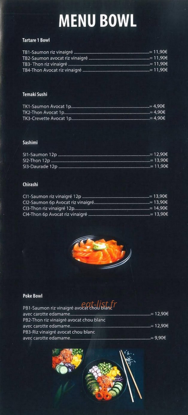 Dragon Sushi — carte page 4