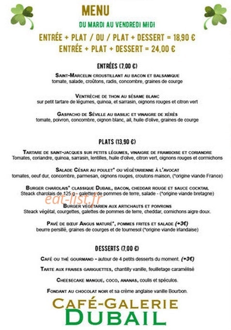 Dubail — carte page 1