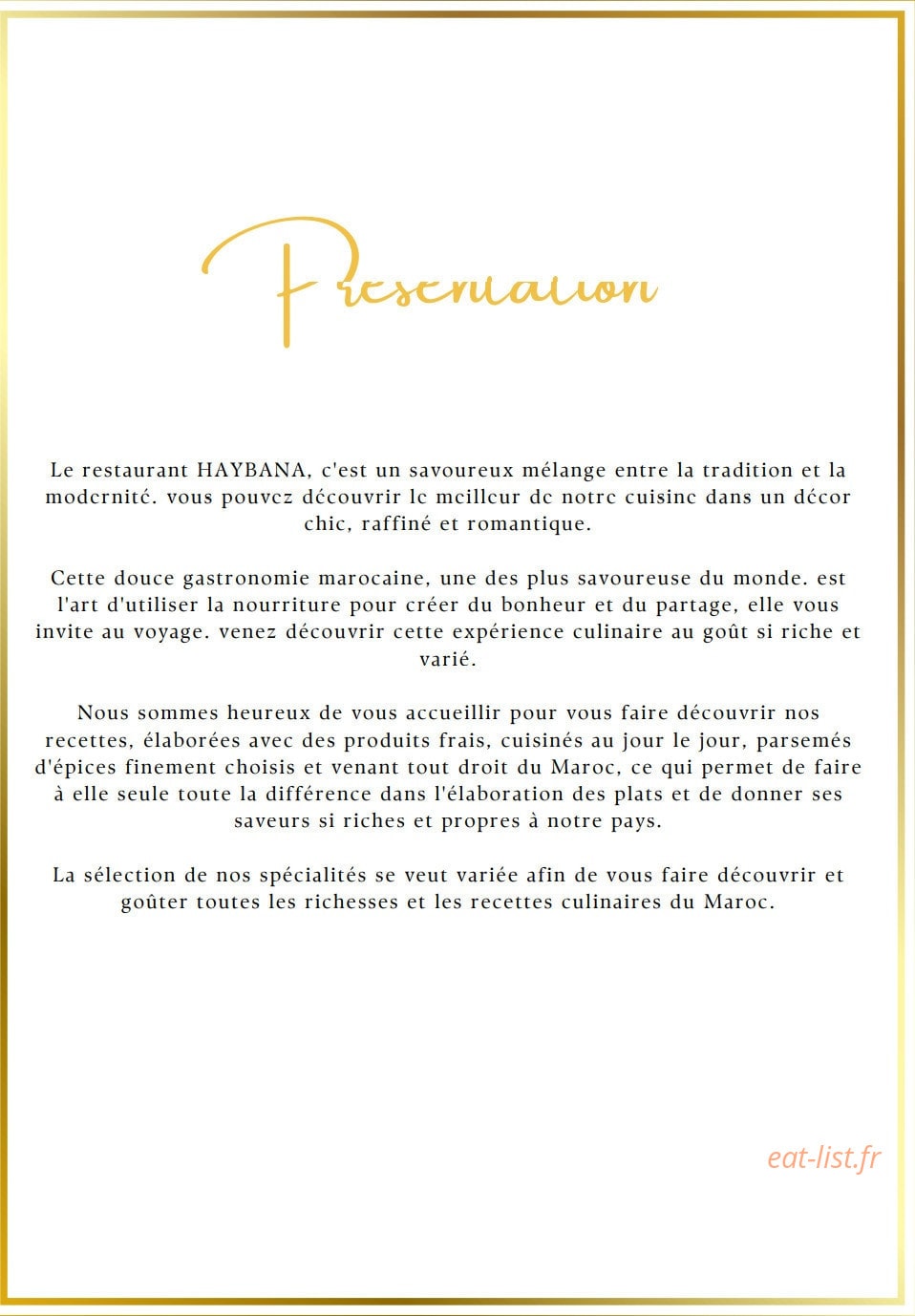 Haybana — carte page 8