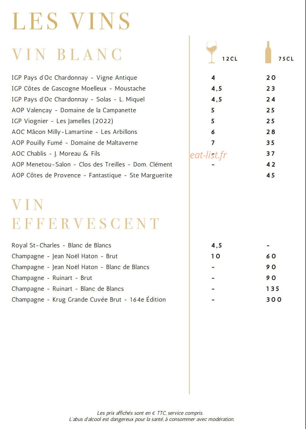 L'Épicurien — carte page 7