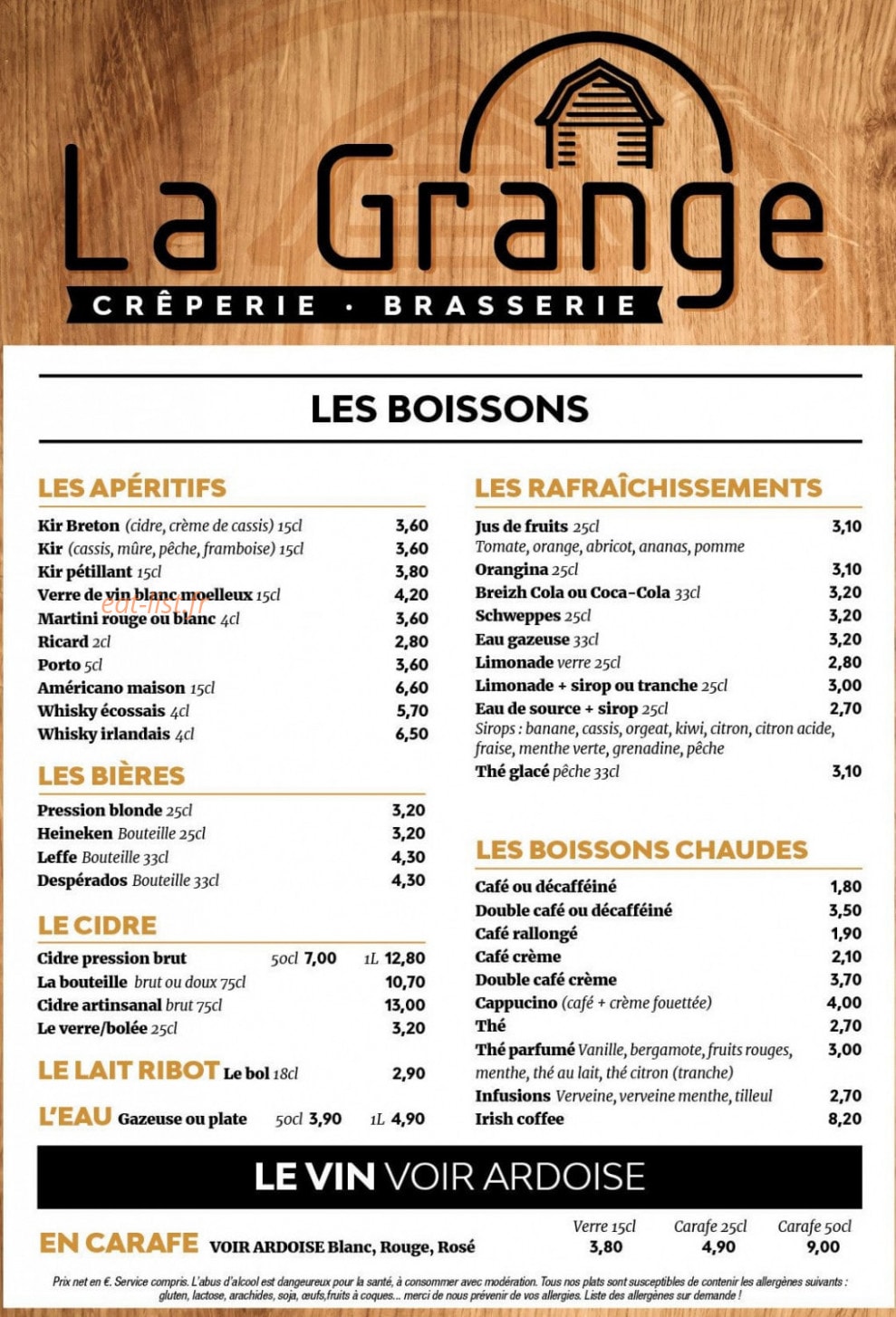 La Grange Lorient — carte page 4