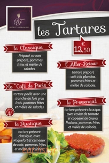 Le bistrot à la Française — carte page 2