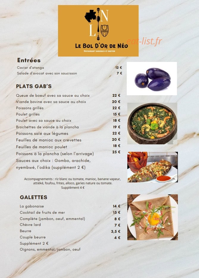 Le Bol d'or de Néo — carte page 1