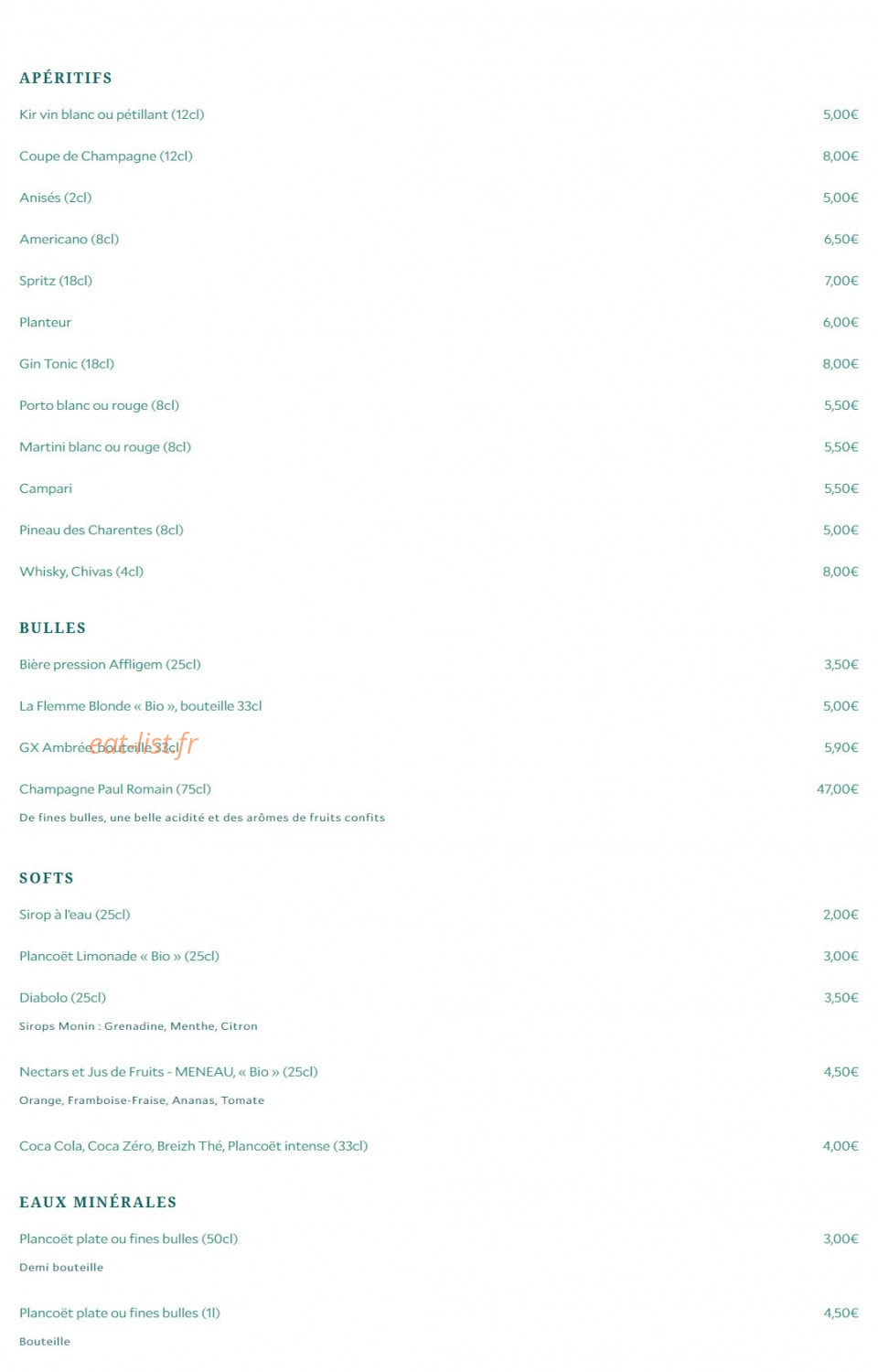 Le Neptune — carte page 3