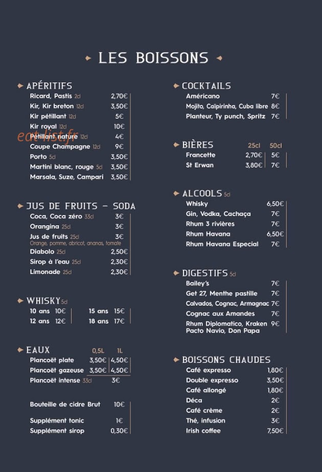 Le Quai Roman — carte page 3