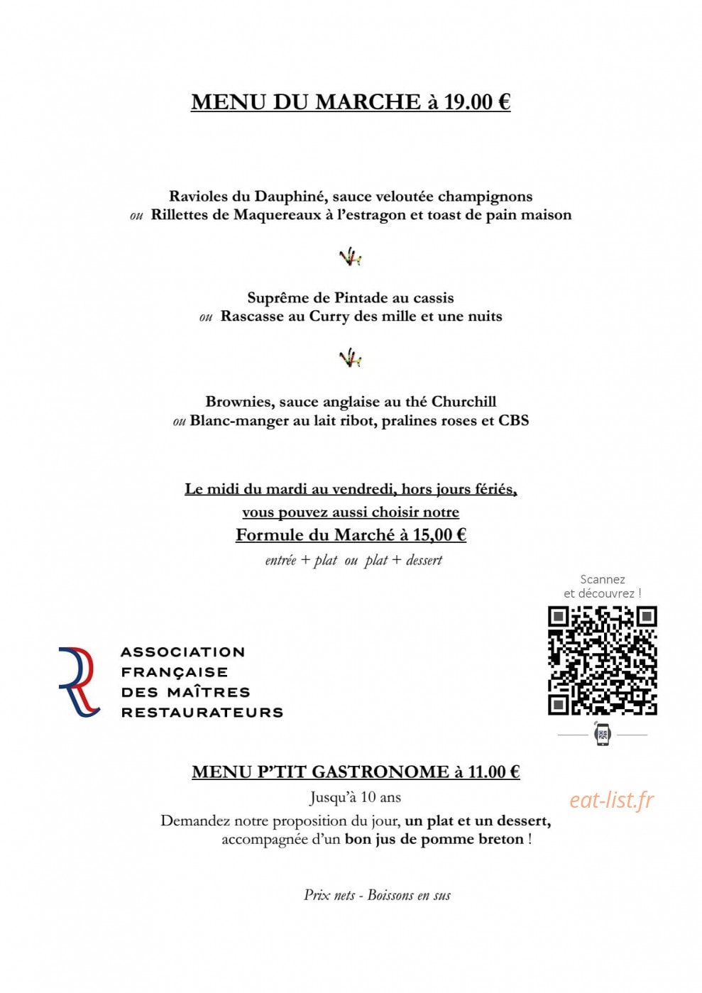 Le Victor Hugo — carte page 2