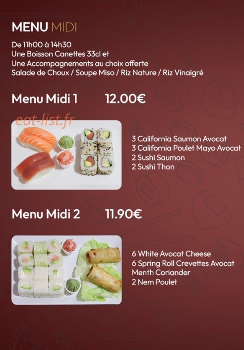 Love Maki — carte page 7