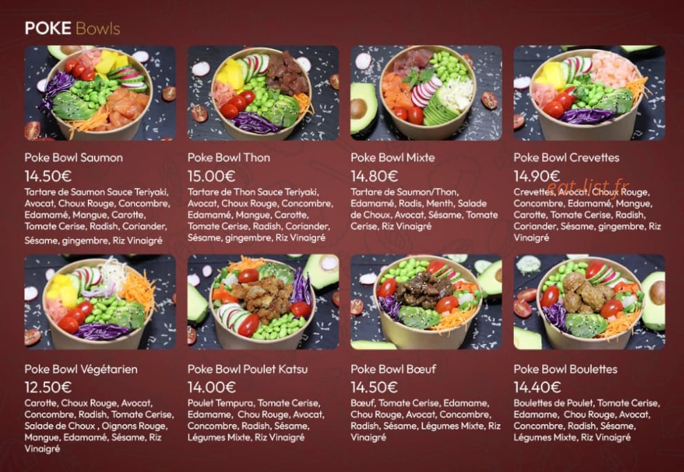 Love Maki — carte page 3