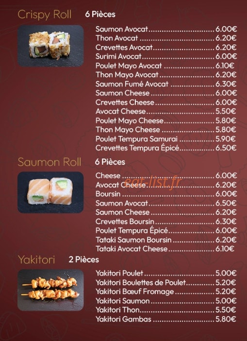 Love Maki — carte page 6