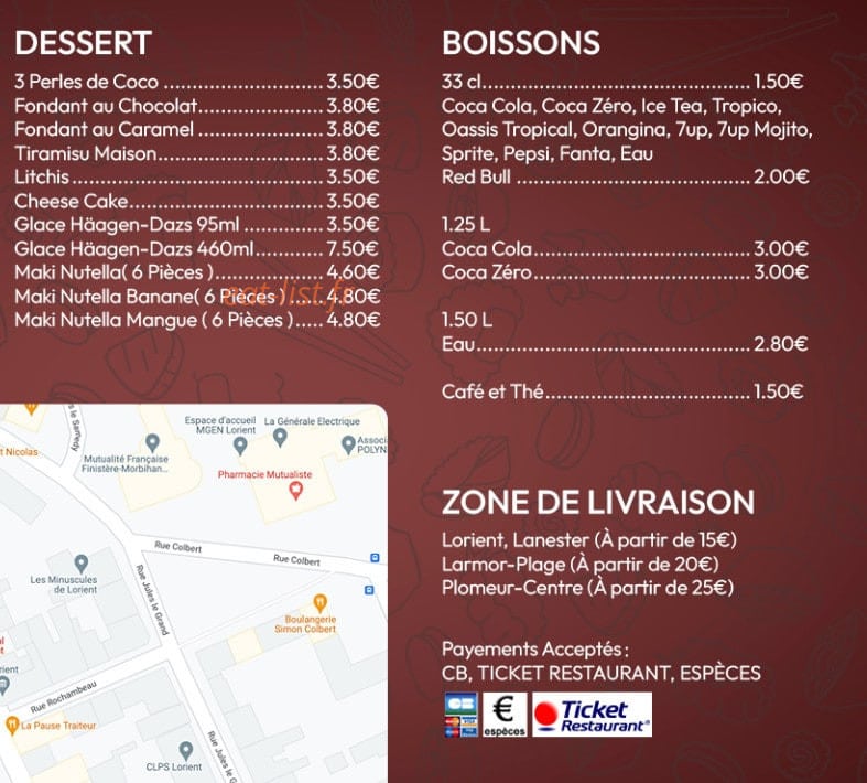 Love Maki — carte page 9