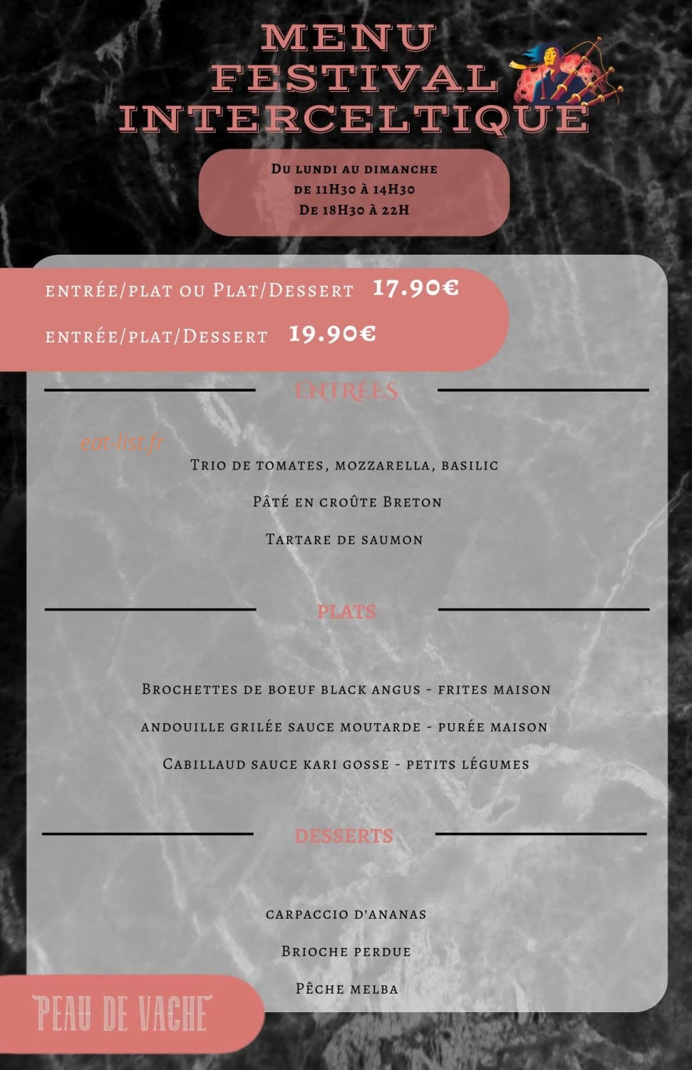 Peau de vache — carte page 1