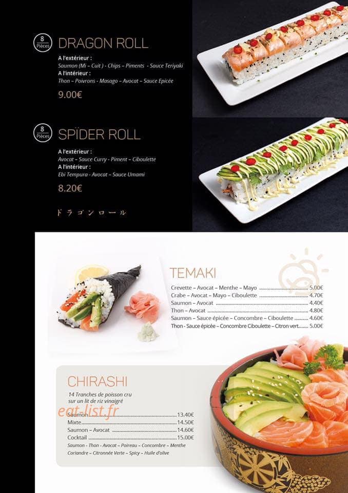 Sky Sushi — carte page 5