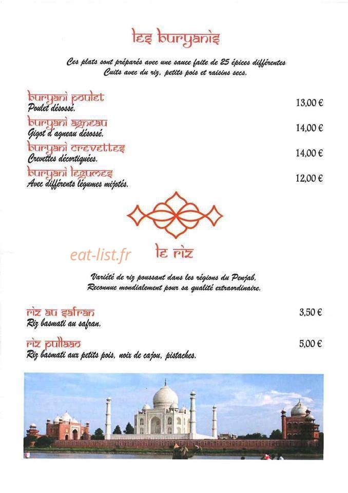 Taj Mahal — carte page 4