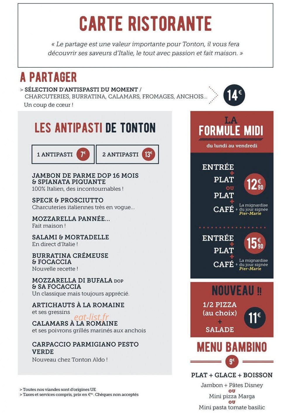 Tonton Aldo — carte page 2