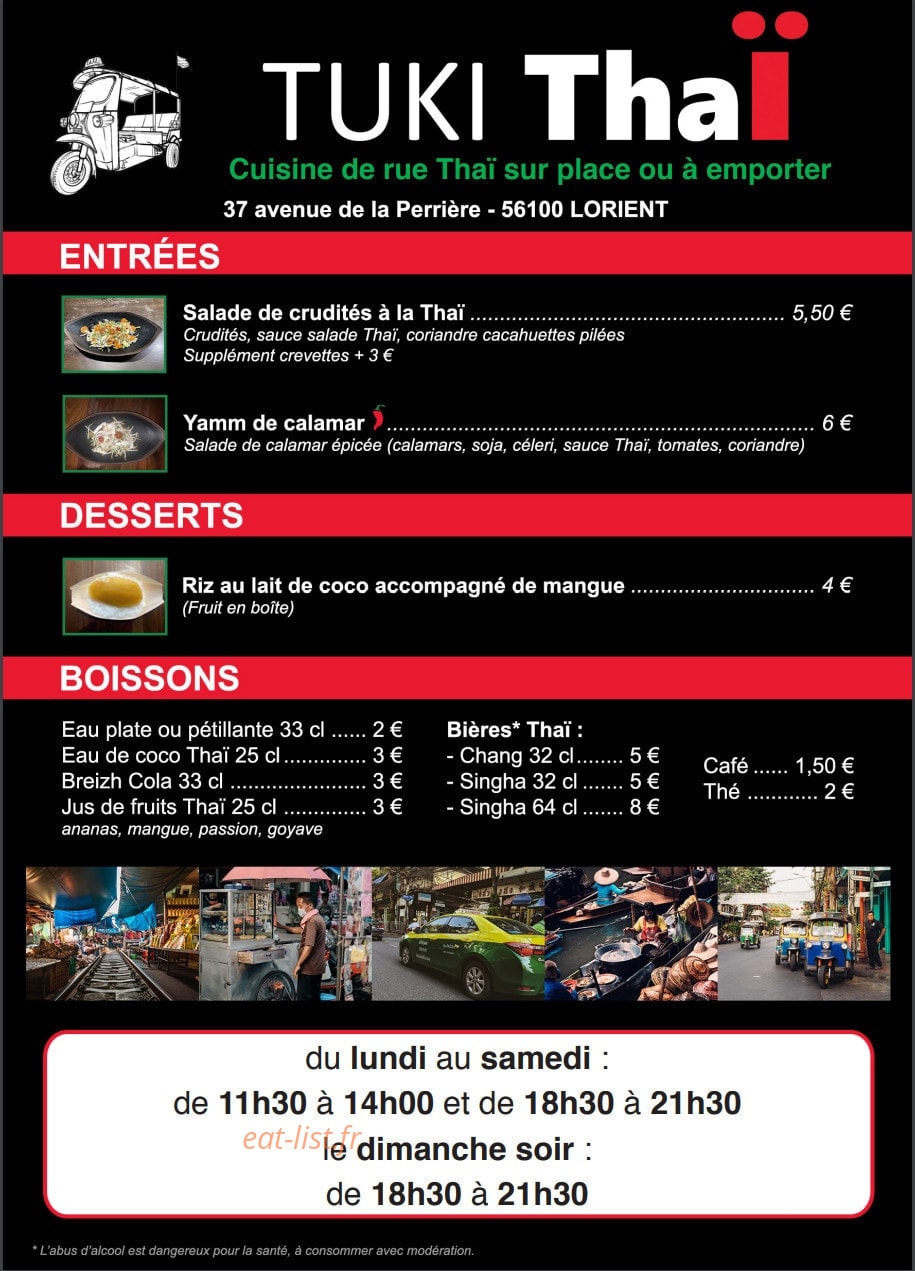 Tuki Thai — carte page 2