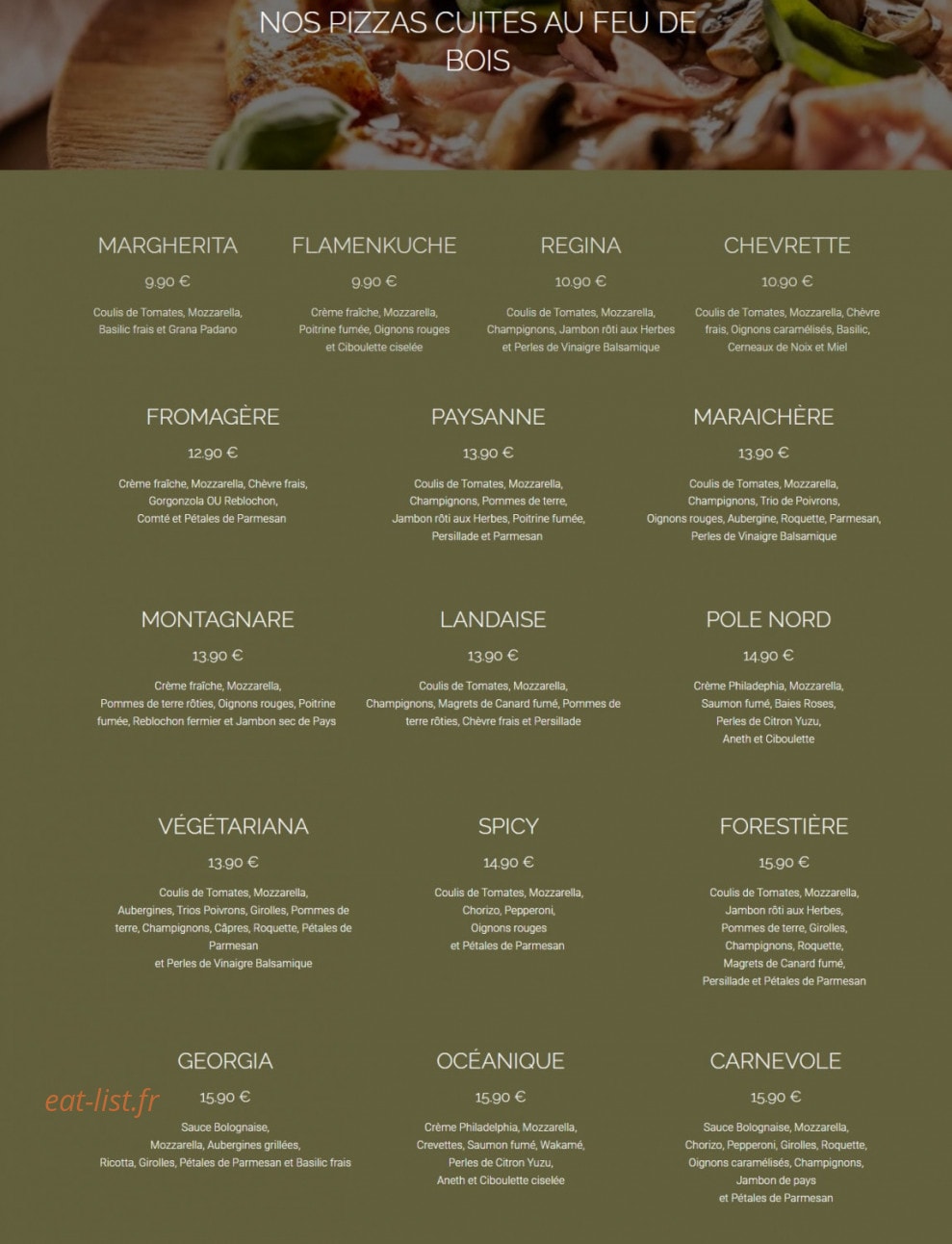 WoodFire — carte page 2