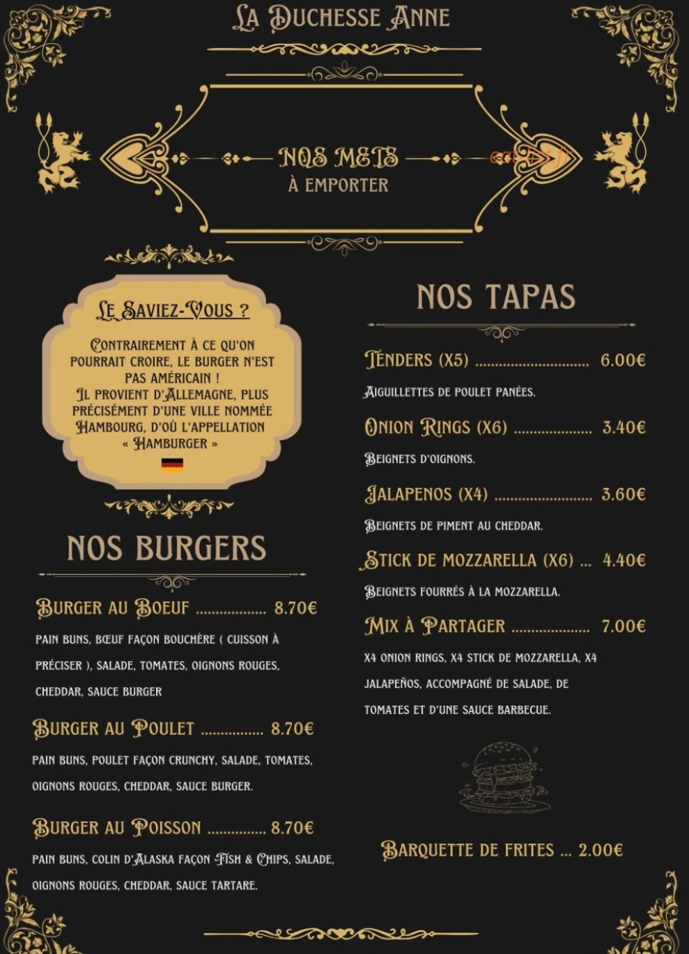 La Duchesse Anne — carte page 3