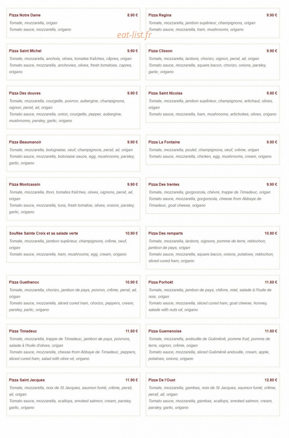 Le Guethenoc — carte page 10
