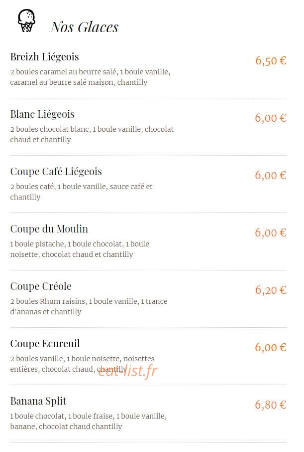 Crêperie Des Forges — carte page 4