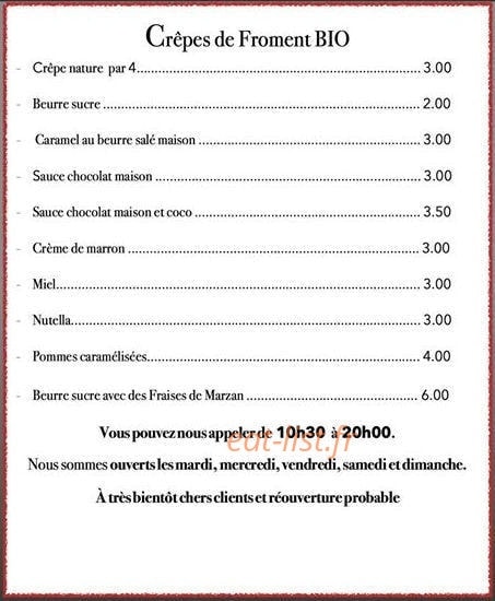 La Sarrasine — carte page 2