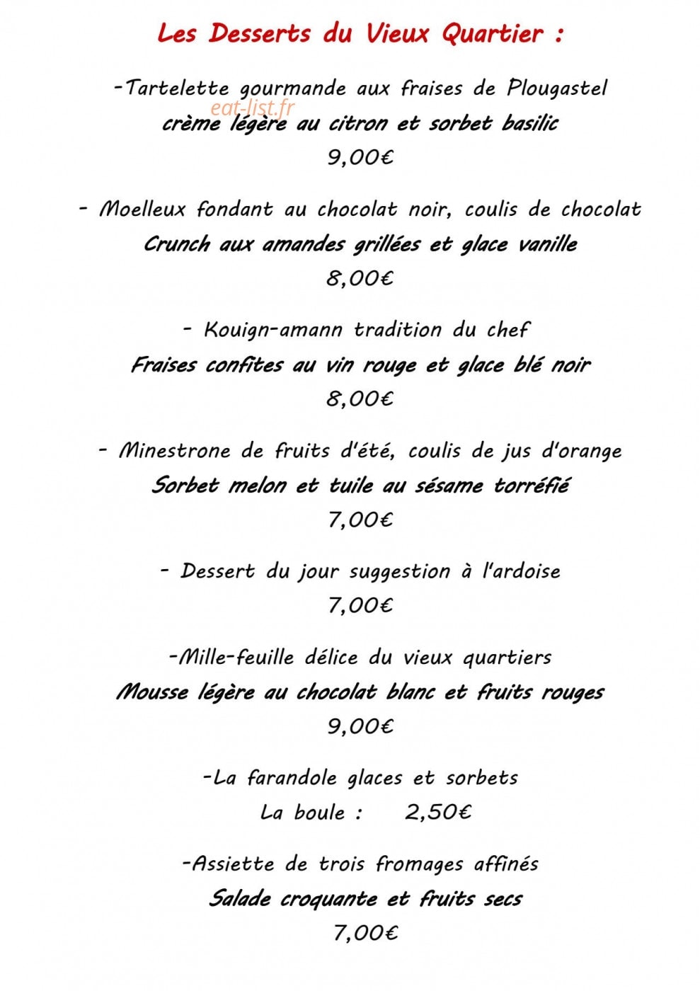 le vieux quartier — carte page 6