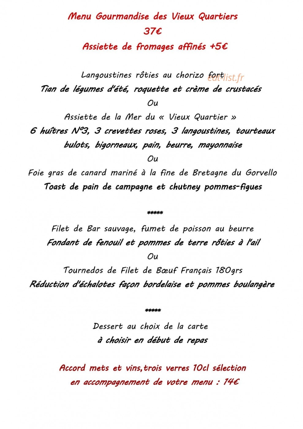 le vieux quartier — carte page 1