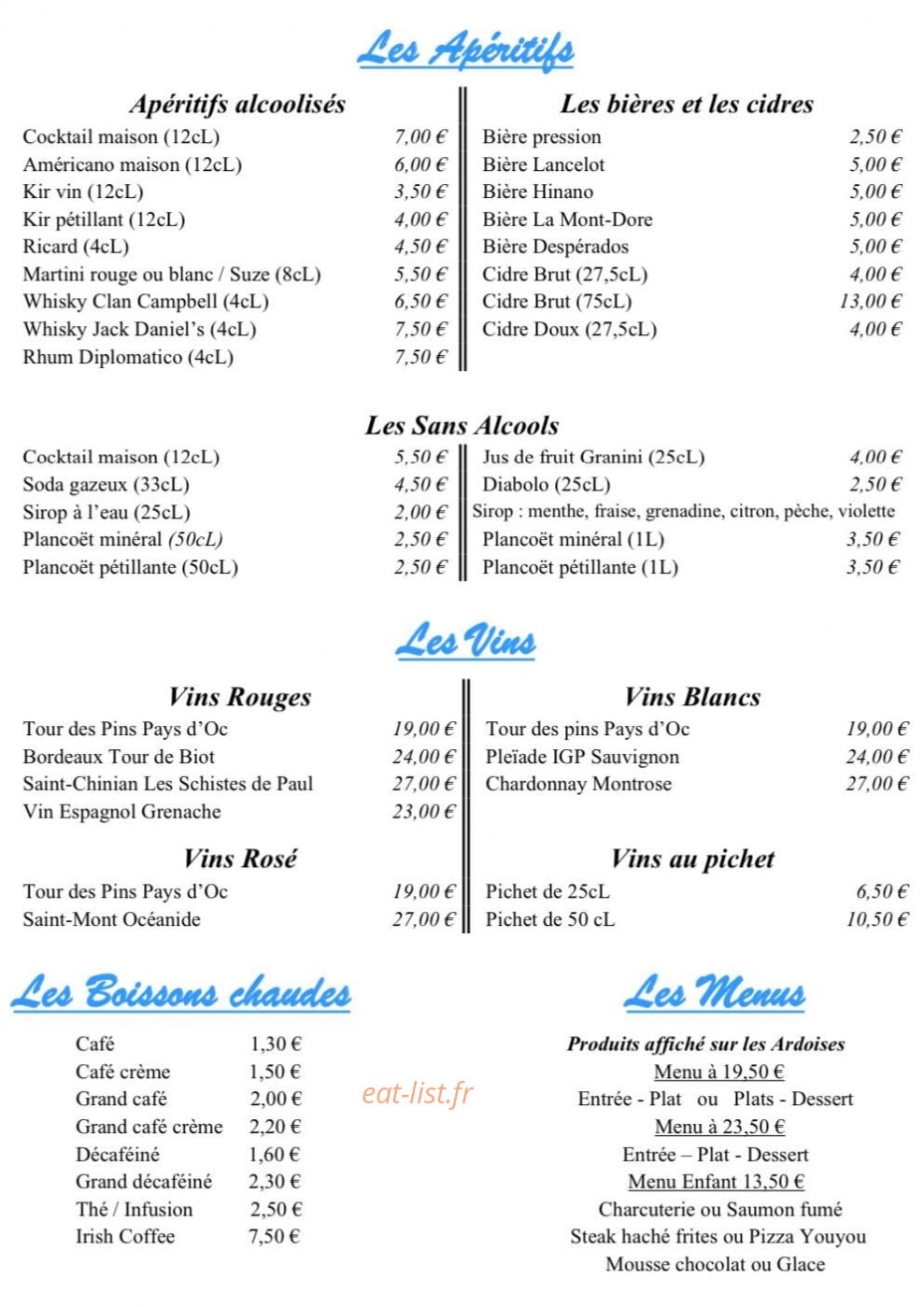 A La Pyrogue — carte page 2