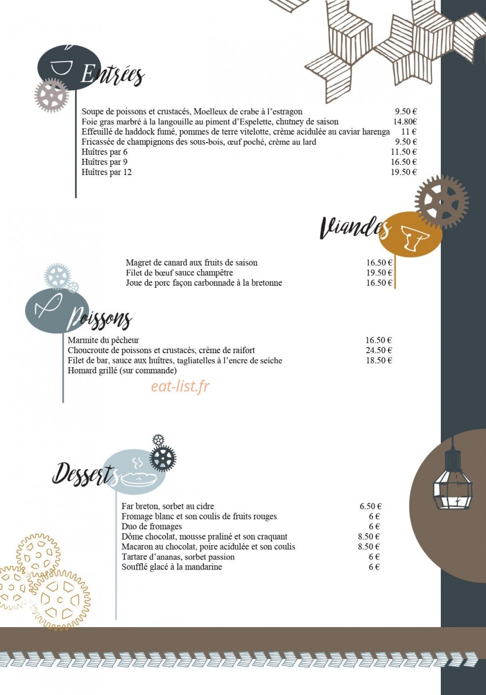 Le Manoir du Rodoir — carte page 1