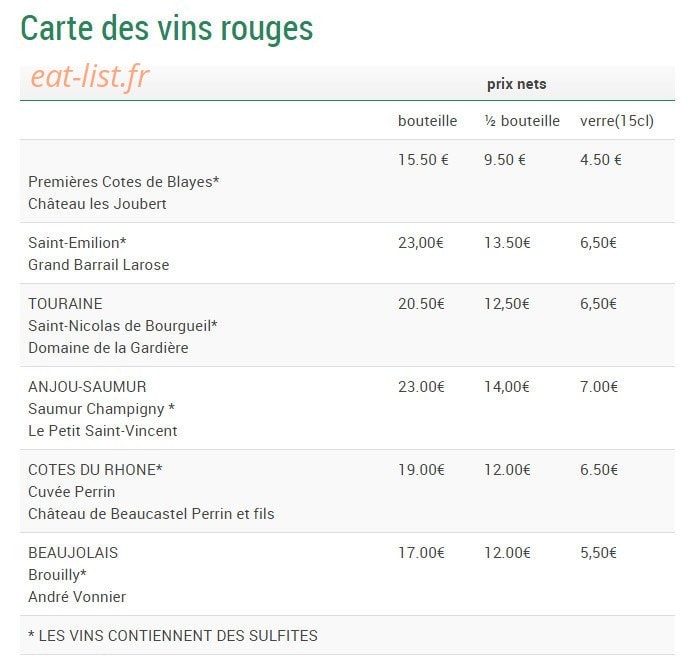 Auberge du passeur — carte page 5