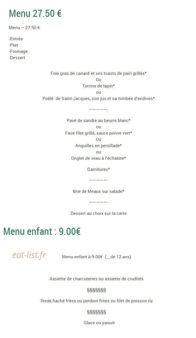 Auberge du passeur — carte page 3