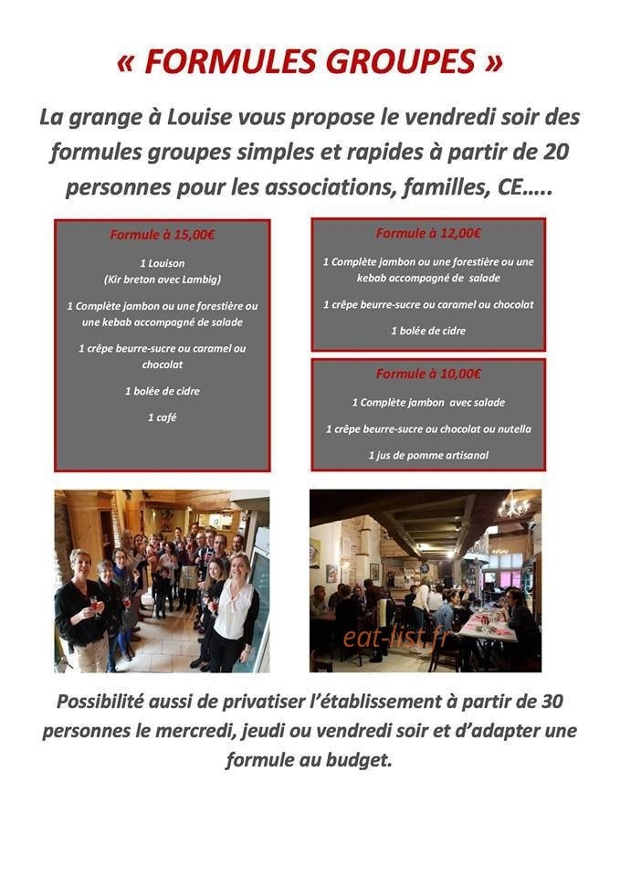 La Grange à Louise — carte page 1