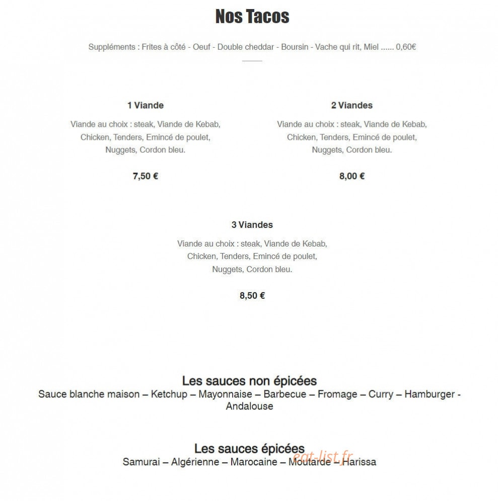 Chicken crispy — carte page 4
