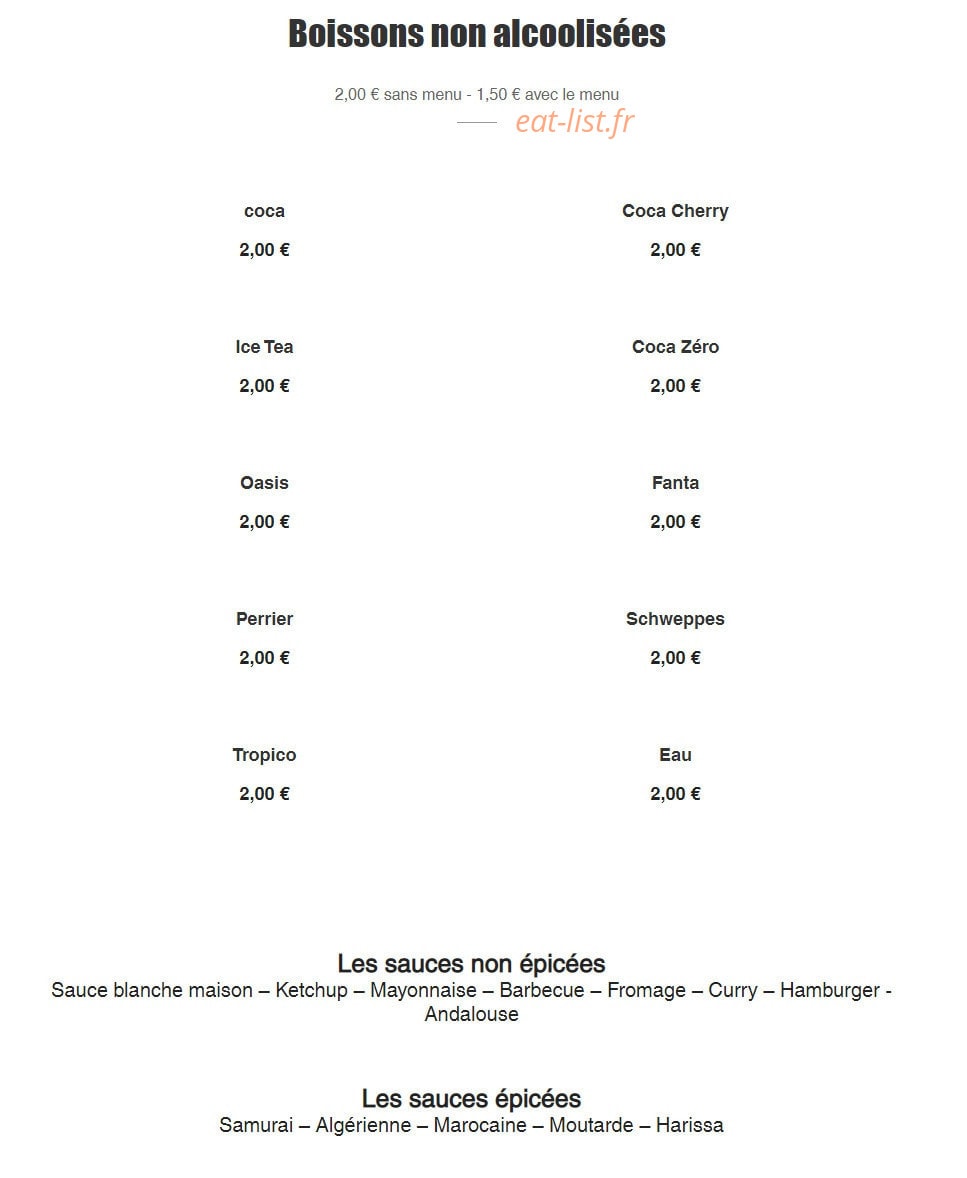 Chicken crispy — carte page 7