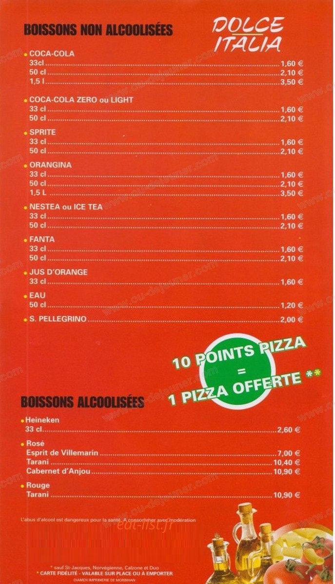 Dolce Italia — carte page 4