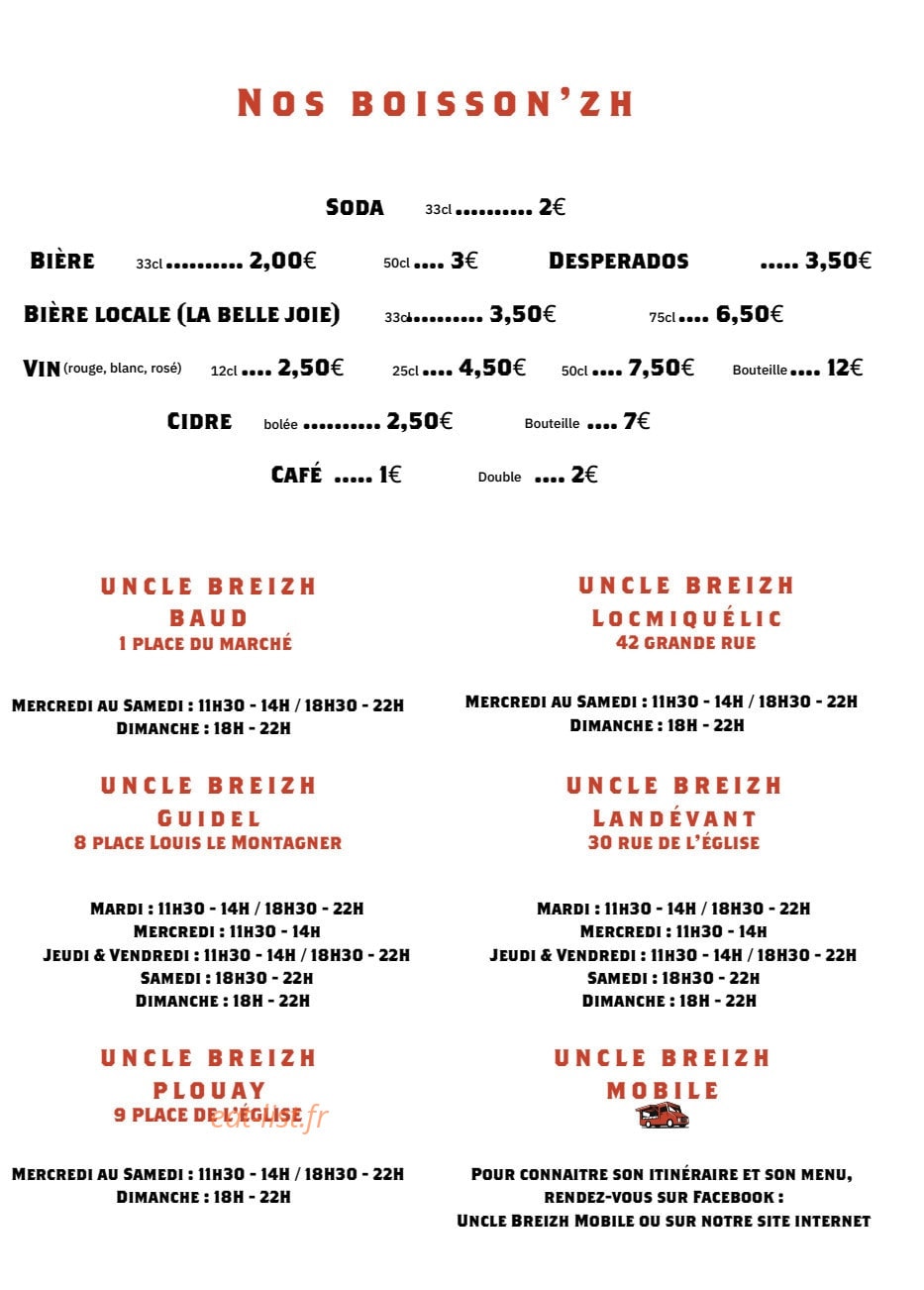 Uncle Breizh — carte page 4